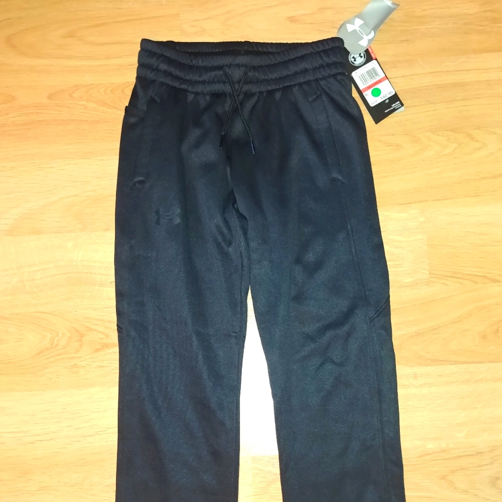 New With Tags, Under Armour black athletic pants, Size XS